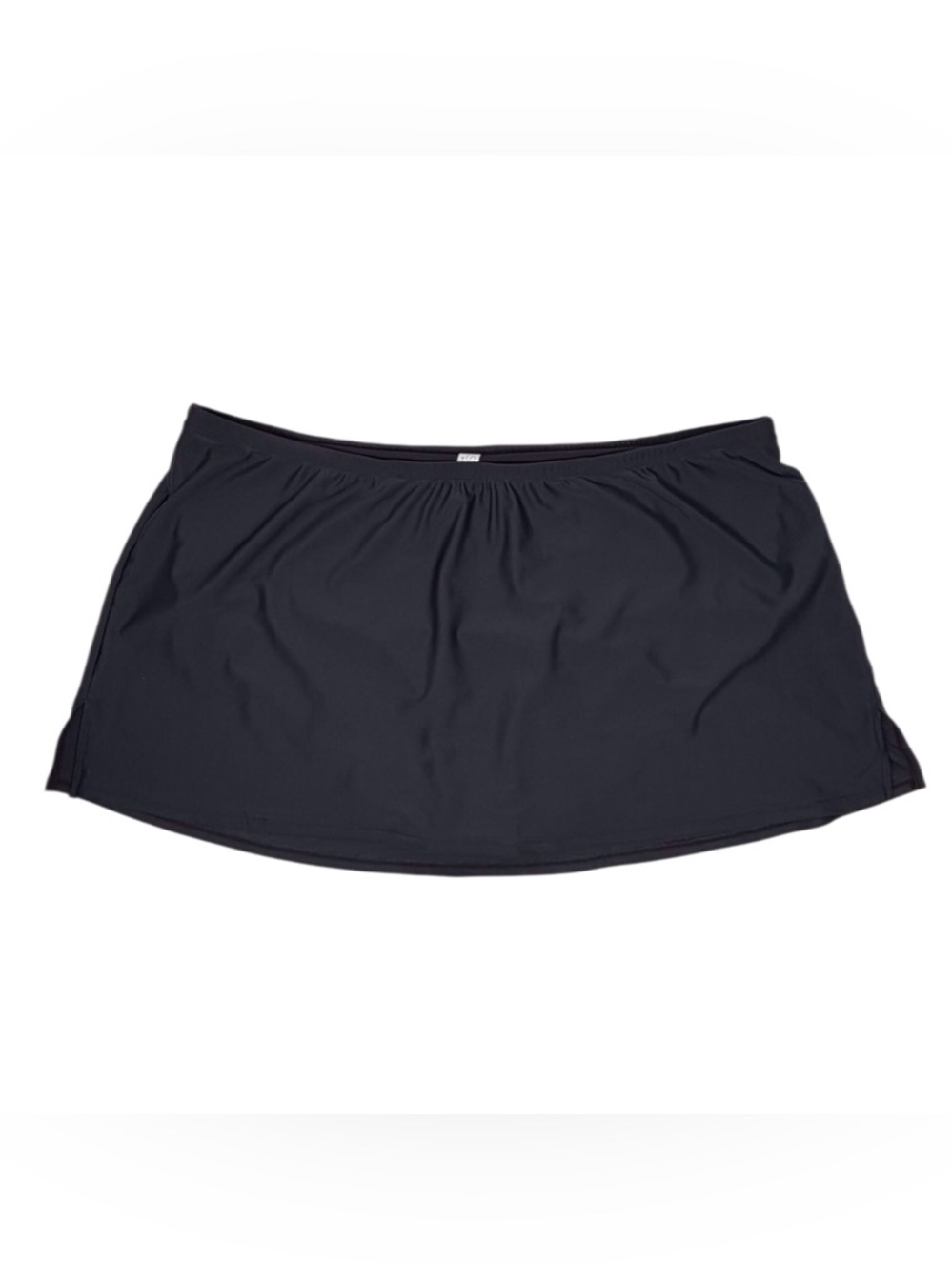 Cacique black swim skirt with side slit women’s size 16 EUC